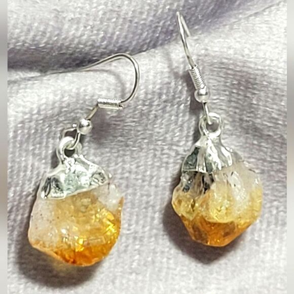 Brazilian Citrine Earrings - Picture 1 of 9